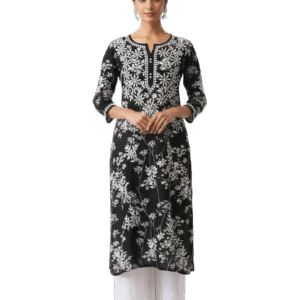 Mulmul Printed Straight Kurta